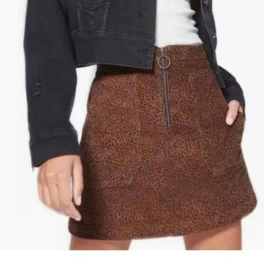 Wild Fable Brown Corduroy Mini Skirt Casual. NWT
